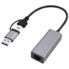 l Adapter Rrjeti Gembird – USB 3.1 + USB-C në LAN 2.5G