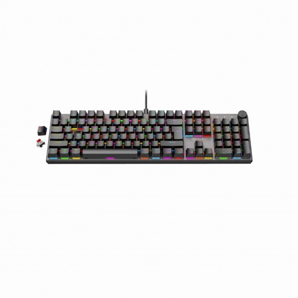 Tastierë Gaming Meetion MK009 Pro USB, Red Switches, e zezë