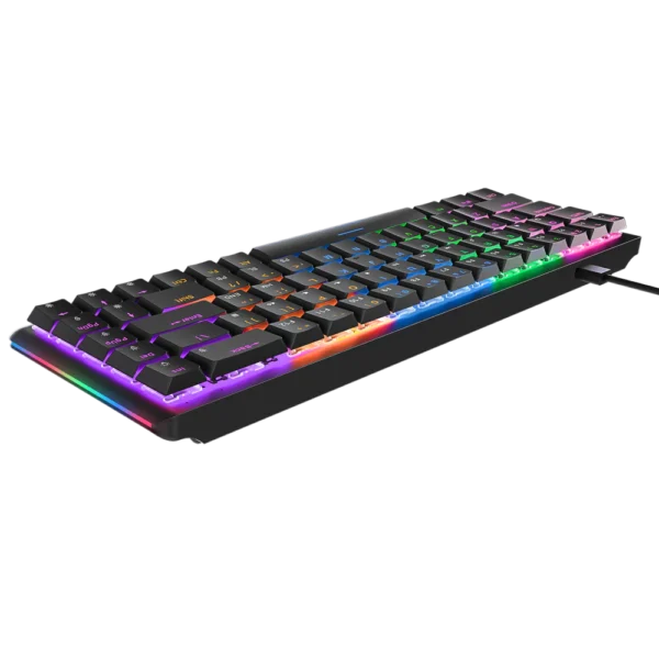 Tastierë Gaming Rampage Rebel, USB, Blue Switches, e zezë