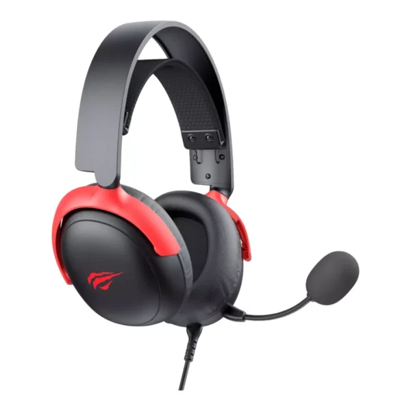 Kufje gaming HAVIT H2015F, USB, të zeza/kuqe
