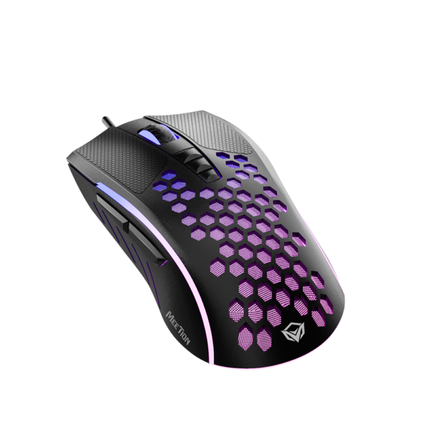 Maus Gaming Meetion GM015, USB, i zi (RGB) 6400 DPI