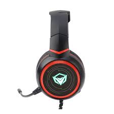 hp 30 2 Kufje Gaming Meetion HP030, USB, të zeza/kuqe, RGB