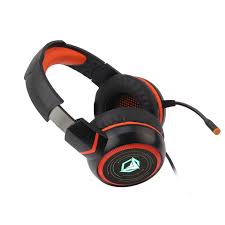 hp 30 3 Kufje Gaming Meetion HP030, USB, të zeza/kuqe, RGB