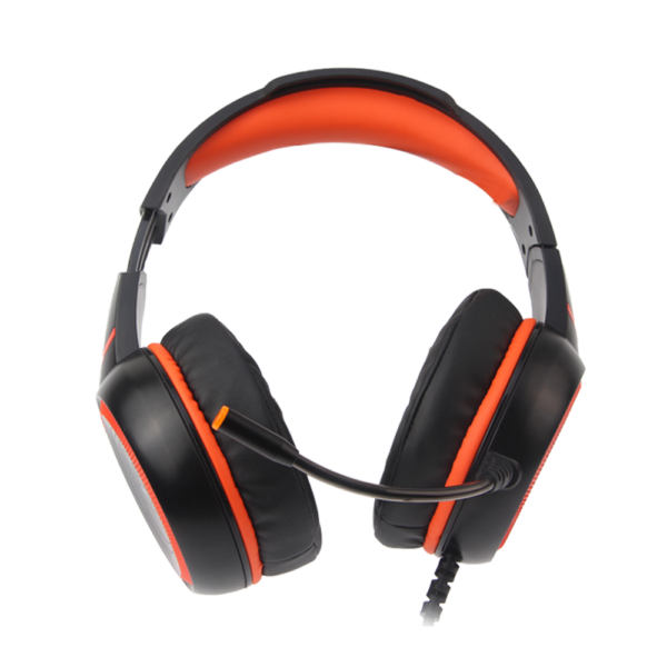 hp 30 4 Kufje Gaming Meetion HP030, USB, të zeza/kuqe, RGB