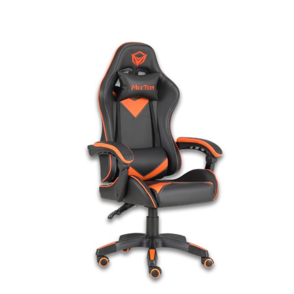 Karrige Gaming Meetion CHR04, e zezë dhe portokall