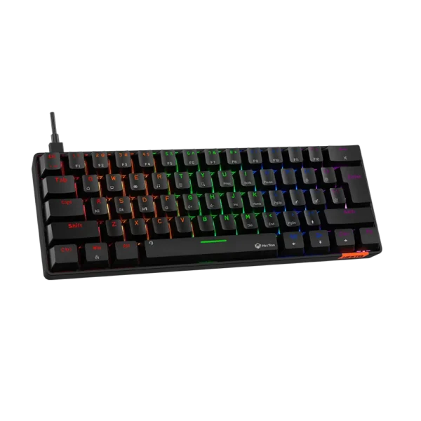 mk5 Tastierë Gaming Meetion MK005 USB, Blue Switches, e zezë