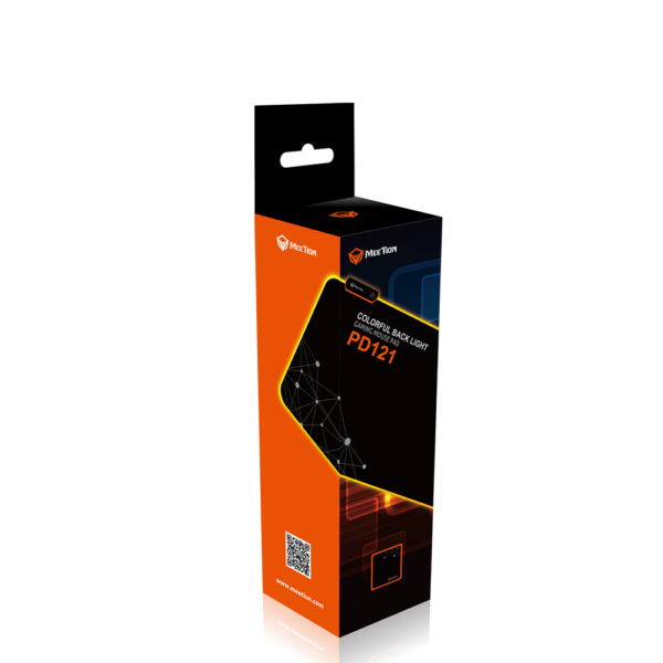 Mauspad Gaming Meetion XL PD121, i zi, RGB