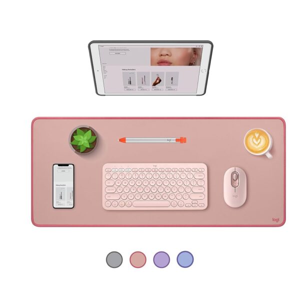 r2 Mauspad Logitech Desk Mat, Studio Series, Dark Rose