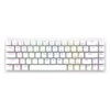 w1 Tastierë Gaming Rampage Rebel, USB, Blue Switches, e bardhë