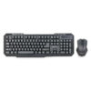 Set tastierë dhe maus, Gembird KBS-WM-02 Wireless, e zezë