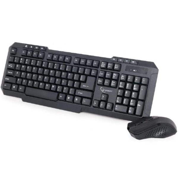 Set tastierë dhe maus, Gembird KBS-WM-02 Wireless, e zezë