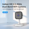 Kamerë e brendshme QC2 Smart Wi-Fi Camera 2 MP Full HD + 64 GB SD Card