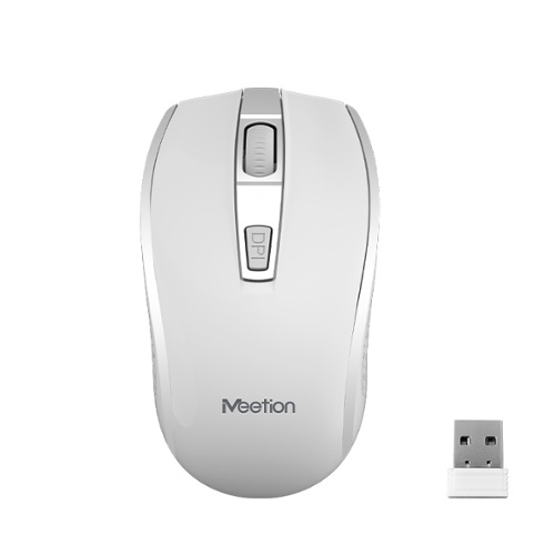 a Maus Meetion R560, 2.4G Wireless, i bardhë