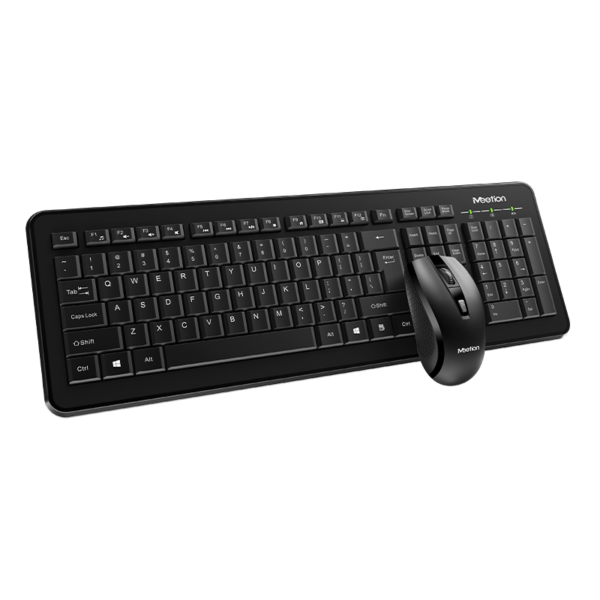 Set tastierë dhe maus, Meetion C4120 Little, Wireless, e zezë