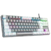2 Tastierë Gaming Rampage SNUG K14 TKL RGB – Red Switches, e bardhë/hiri