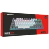 4 Tastierë Gaming Rampage SNUG K14 TKL RGB – Red Switches, e bardhë/hiri