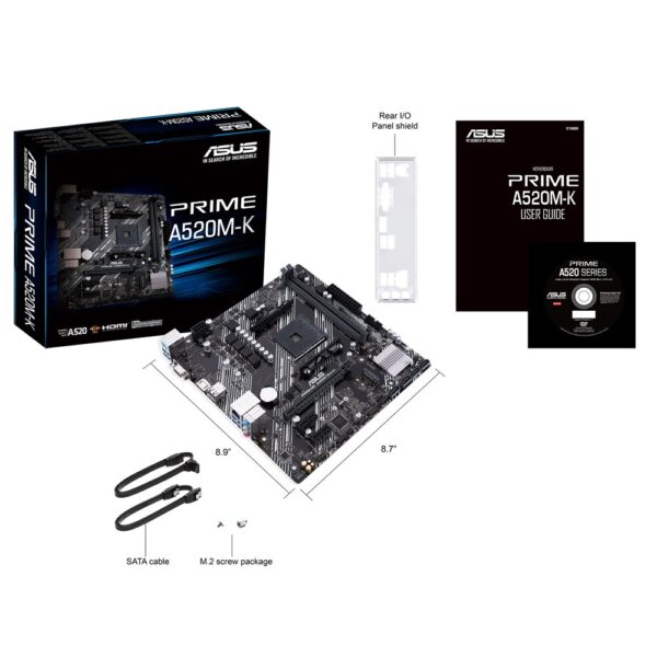Pllakë amë ASUS Prime A520M-K DDR4