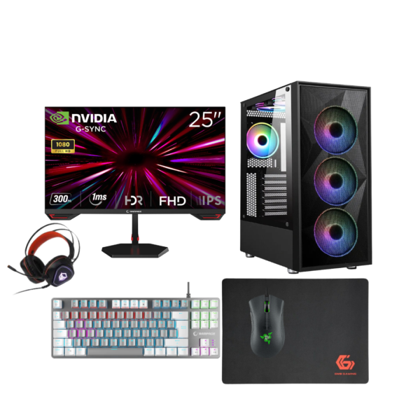 BACK IN ACTION BUNDLE 2 | AMD Ryzen 5 5500 | RAM 32 GB DDR4 | Nvidia RTX 5050 8 GB | 1 TB M.2 SSD