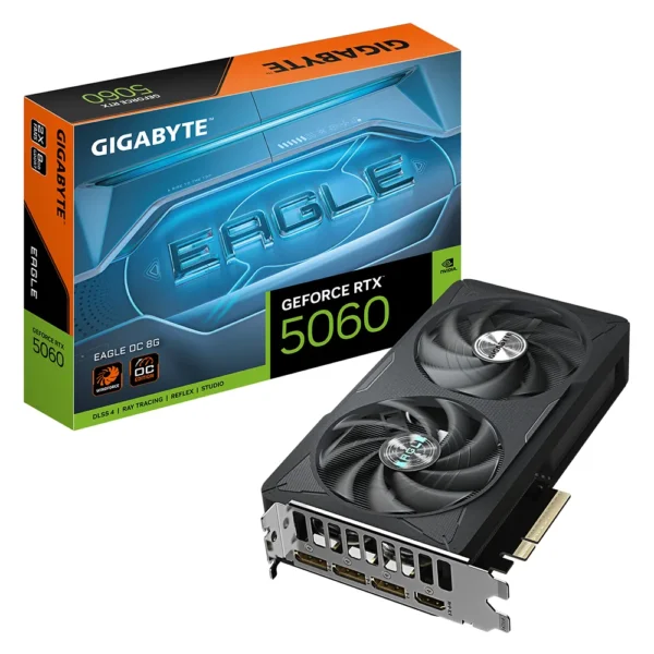 Kartelë grafike GIGABYTE NVIDIA RTX 5060 8 GB GDDR7 EAGLE OC