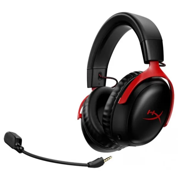 Kufje Hyperx Cloud III Wireless, të zeza/kuqe