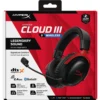h3 Kufje Hyperx Cloud III Wireless, të zeza/kuqe