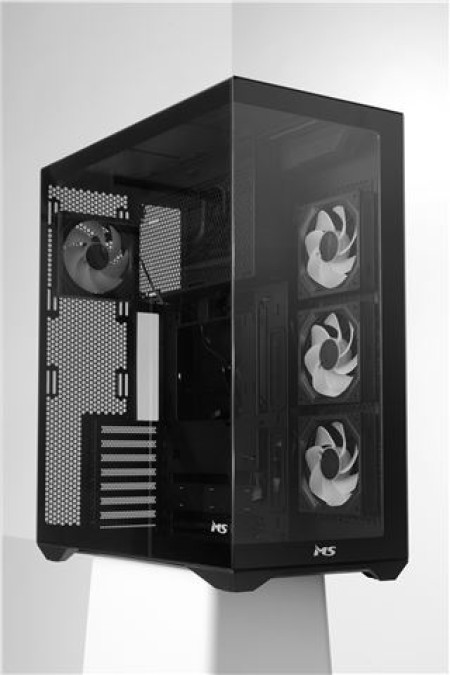 ms2 Kasë MS Armor V720 Mid-Tower 4 RGB Fan