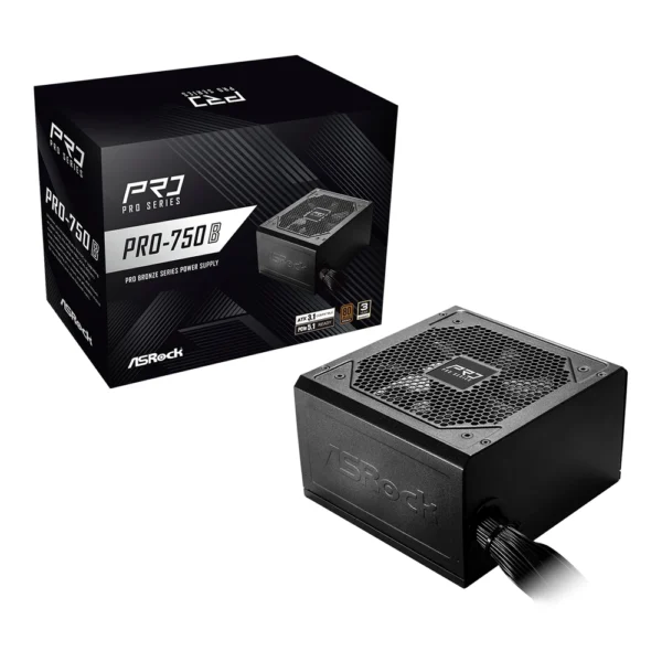 Burim energjie ASrock Pro-750B 750W PCIe 5.1 80+ Bronze
