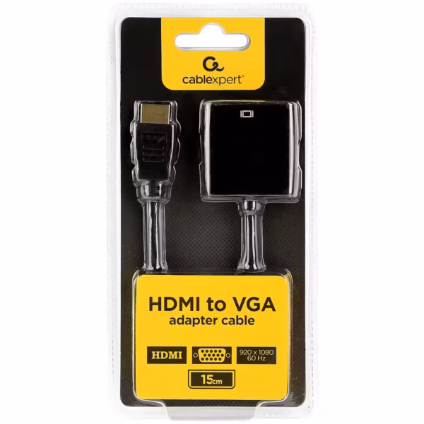 Gembird - Kabllo konvertues HDMI në VGA (single port)