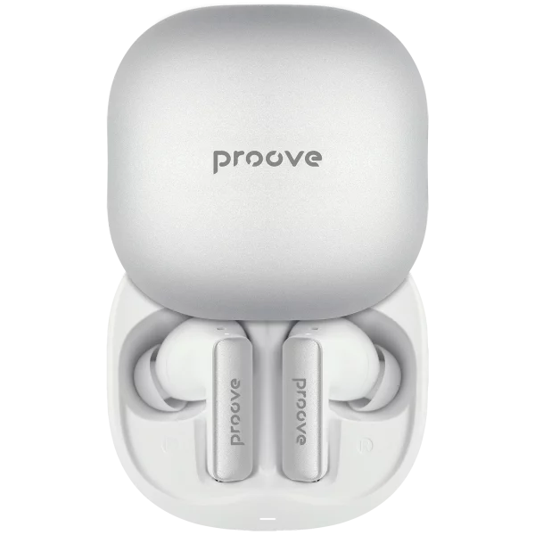 Dëgjuese Wireless Proove NoLimit TWS with Hybrid ANC (APP), të bardha