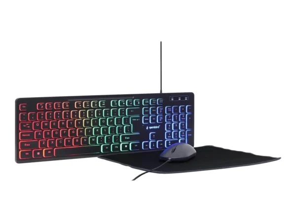 00 Set tastiere Gembird 3-në-1 (tastierë + maus + mouse pad) (KBS-UML-01)