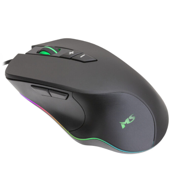 Maus Gaming me Kabllo MS NEMESIS C340, RGB, i zi
