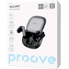 1 Dëgjuese Wireless Proove NoLimit TWS with Hybrid ANC (APP), të zeza