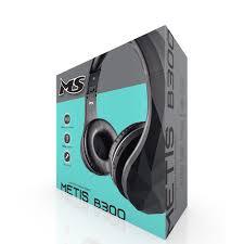 300.1 Kufje Bluetooth MS METIS B300, të zeza