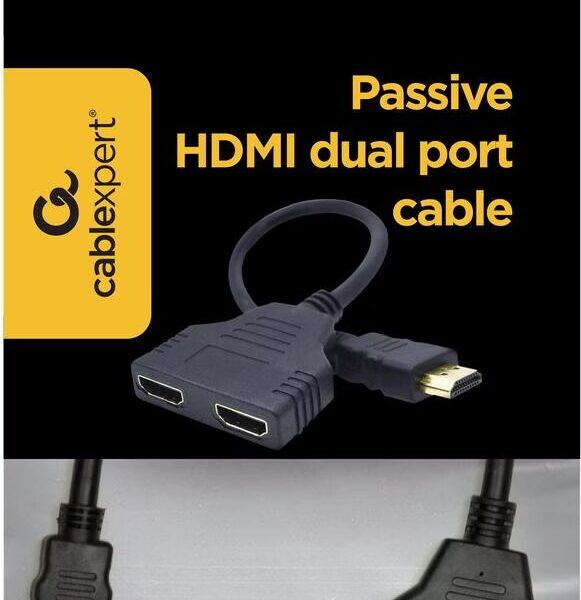 Gembird  DSP-2PH4-03 Kabllo ndarëse HDMI pasive me 2 porta