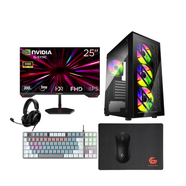 BACK IN ACTION BUNDLE 3 | AMD Ryzen 7 5700x | RAM 32 GB DDR4 | Nvidia RTX 5060 8 GB | 1 TB M.2 SSD