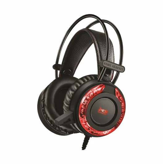 MSIcarusC305Headphone Kufje MS ICARUS C305, të zeza/kuqe
