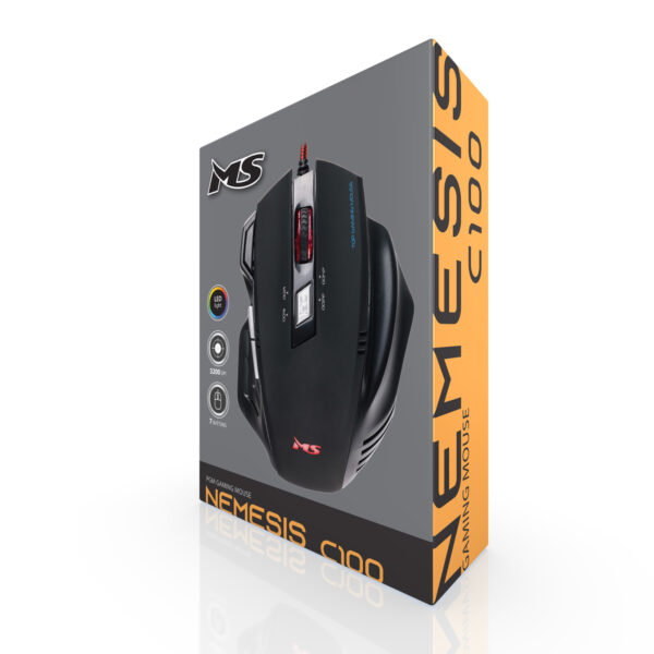 Maus Gaming MS NEMESIS C100, RGB, i zi
