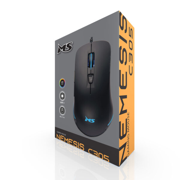 Maus Gaming MS NEMESIS C305, RGB, i zi