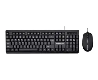 Set Tastierë + Maus, Monster KM1 NEW-CBK