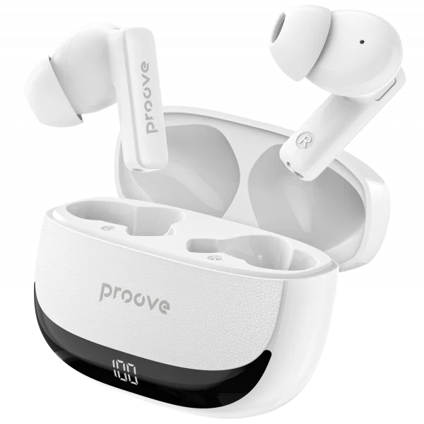 Dëgjuese Wireless Proove Dreamer TWS with ANC (APP) , të bardha