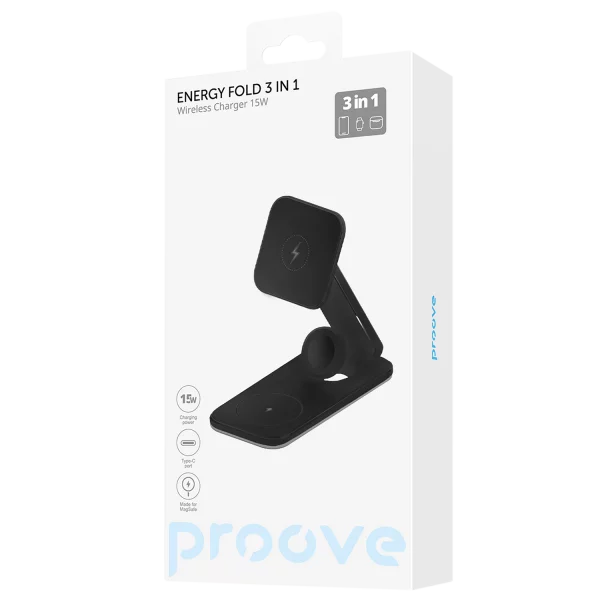 eee Karikues Wireless Proove Energy Fold 3 në 1 – i zi