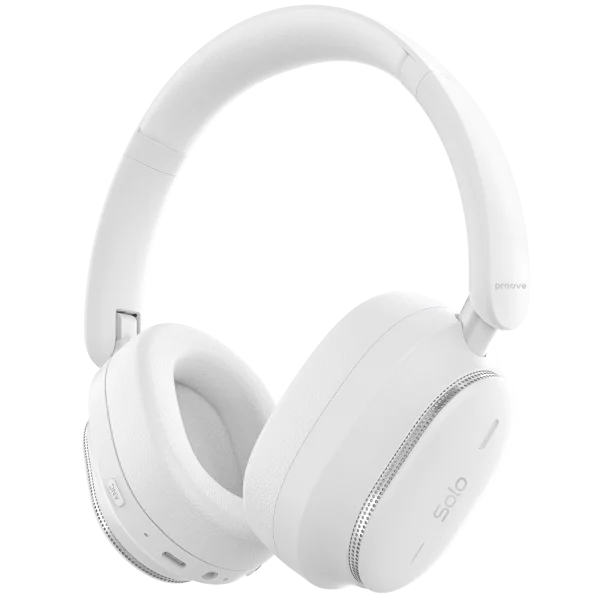 solo Kufje wireless Proove Solo me ANC (APP) , të bardha