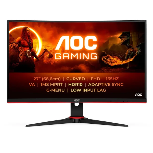 Monitor AOC 27" 165Hz, C27G2E/BK, i zi