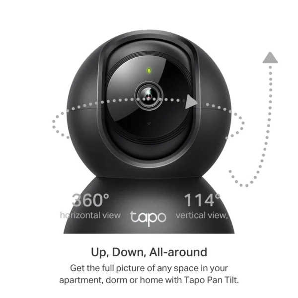Camera, TP-Link Tapo - Smart Security, C211 Pan/Tilt Wi-Fi 2K