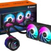 1.1 Ftohës CPU me ujë AIO - Gigabyte AORUS WATERFORCE X II 360 - radiator 360mm, ekran LCD, ARGB