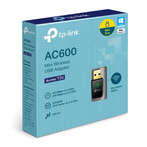 Adapter, TP-Link - Wireless, USB AC600 Dual Band