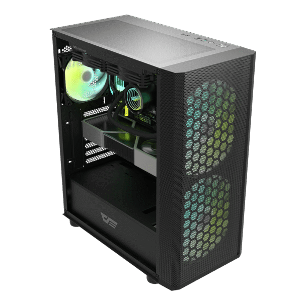 Kasë DarkFlash Mid Tower – DK360 Gaming Black