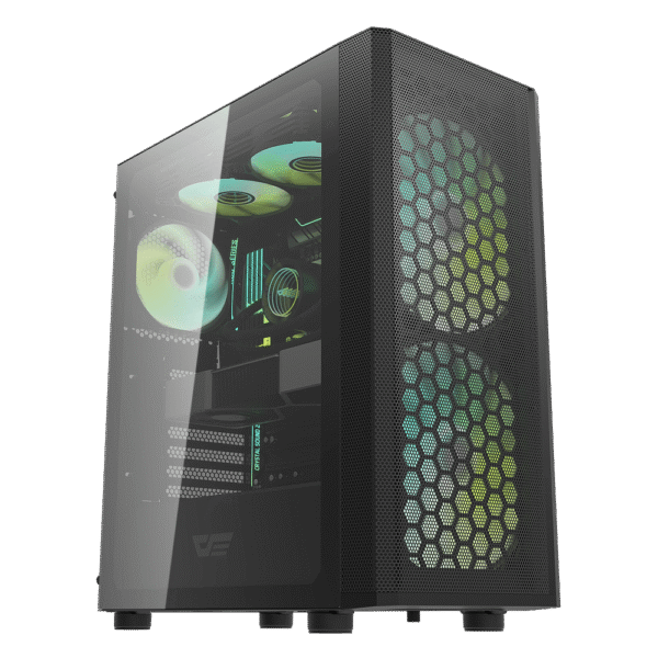 Kasë DarkFlash Mid Tower – DK360 Gaming Black