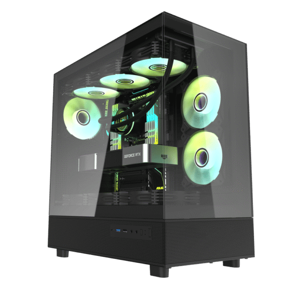 Kasë DarkFlash Mid Tower – DPX90 Gaming Black
