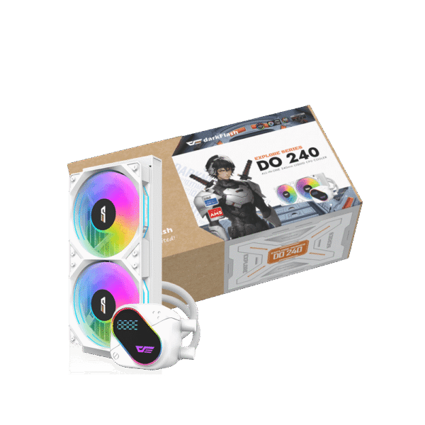 202507210053802.png Ftohës CPU me ujë AIO - Darkflash DO240 - 240mm, i bardhë